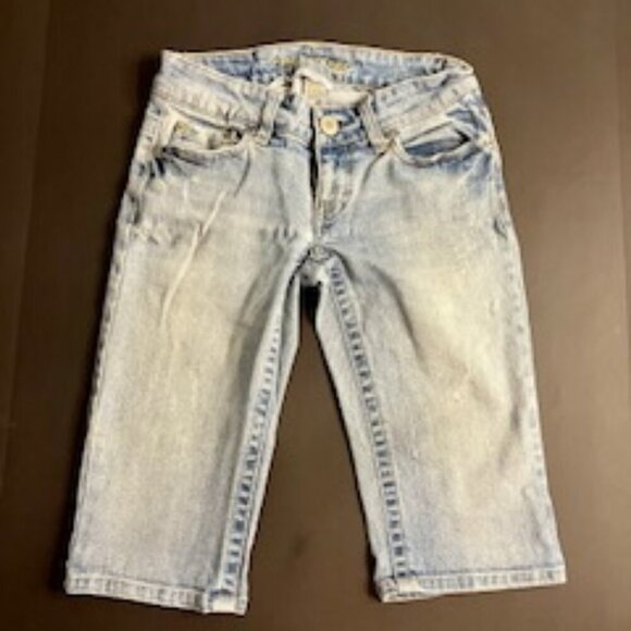 American Eagle 13" denim Bermuda short size 0/0 - Picture 1 of 4